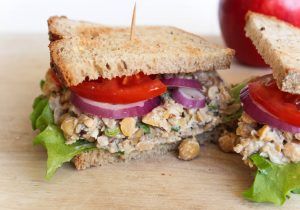 chickpea walnut sandwich